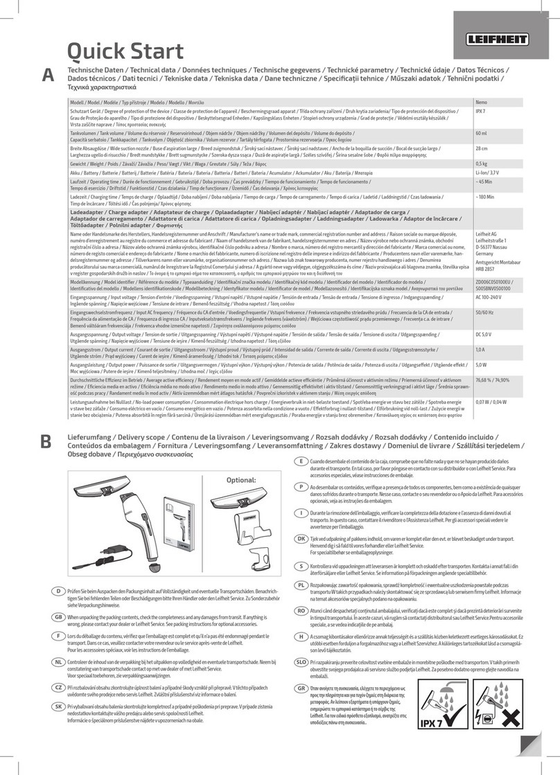 Leifheit NEMO Manual de usuario
