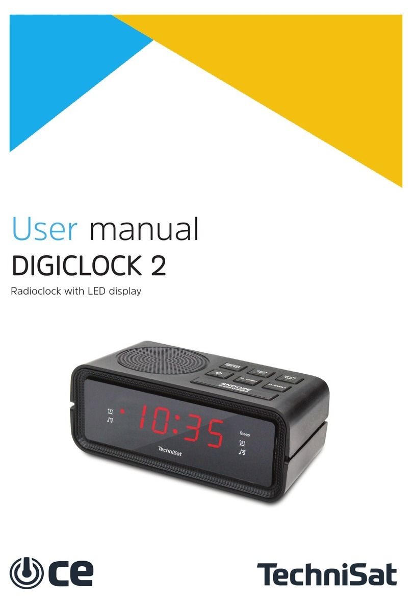 TechniSat CE DIGICLOCK 2 Manual de usuario