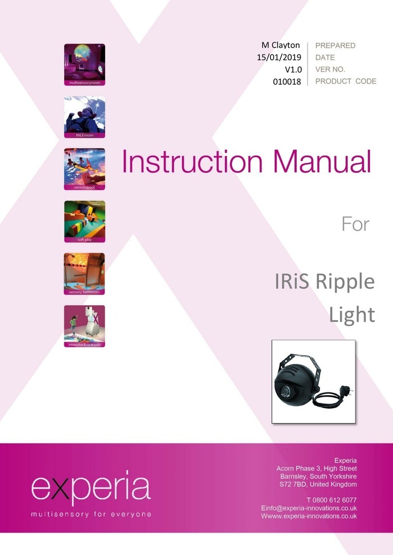 Experia IRiS Ripple Light Manual de usuario