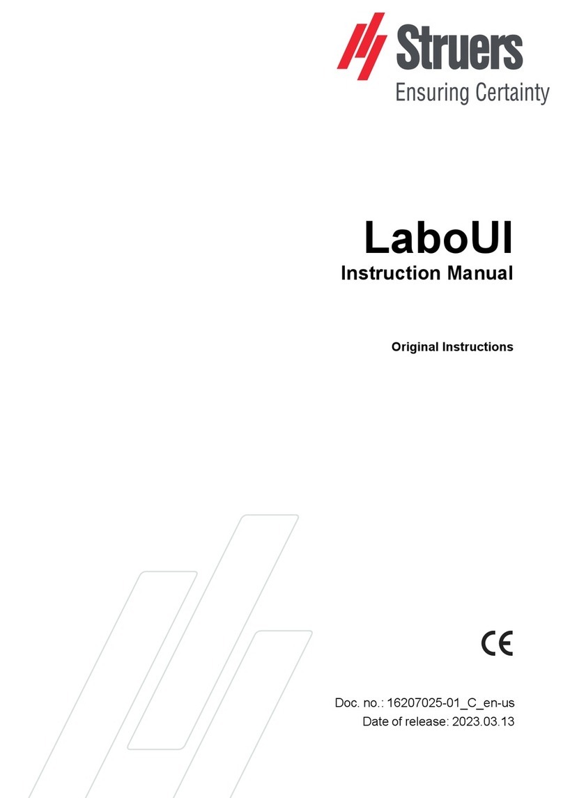 Struers LaboUI Manual de usuario