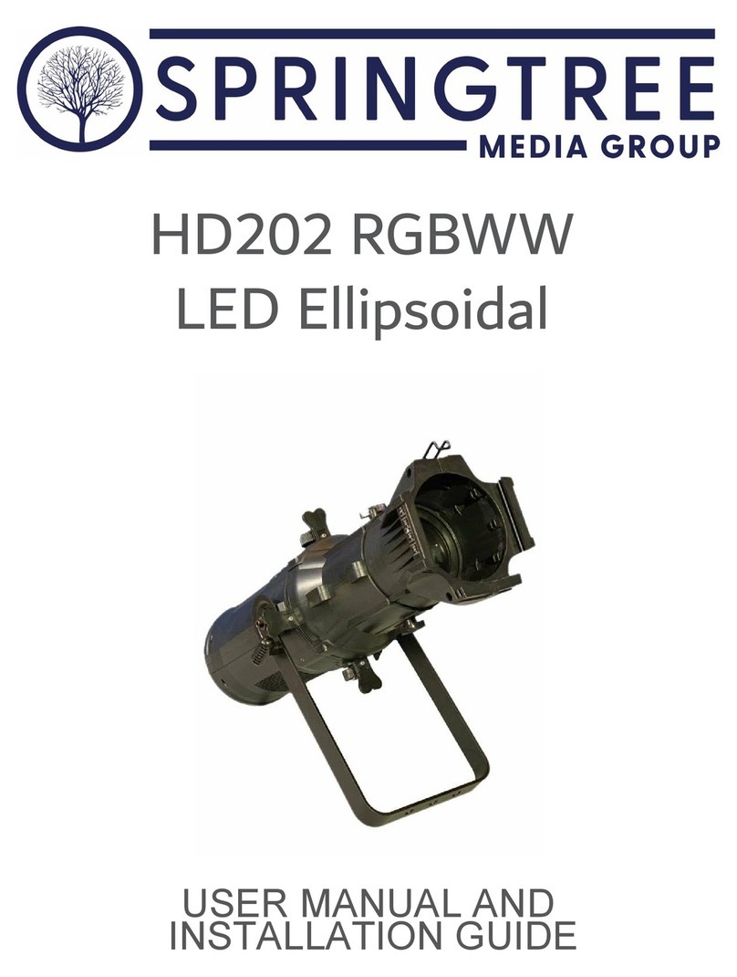 Springtree HD202 RGBWW Manual de usuario