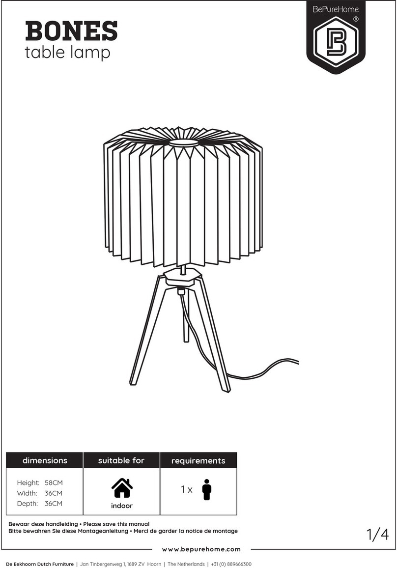 BePureHome BONES Manual de usuario BePureHome BONES Manual de usuario