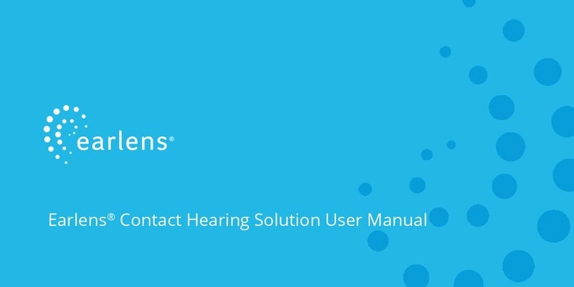 Earlens Contact Hearing Solution Manual de usuario