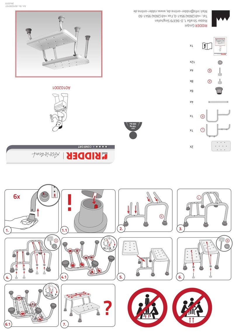 Ridder A0102001 Manual de usuario