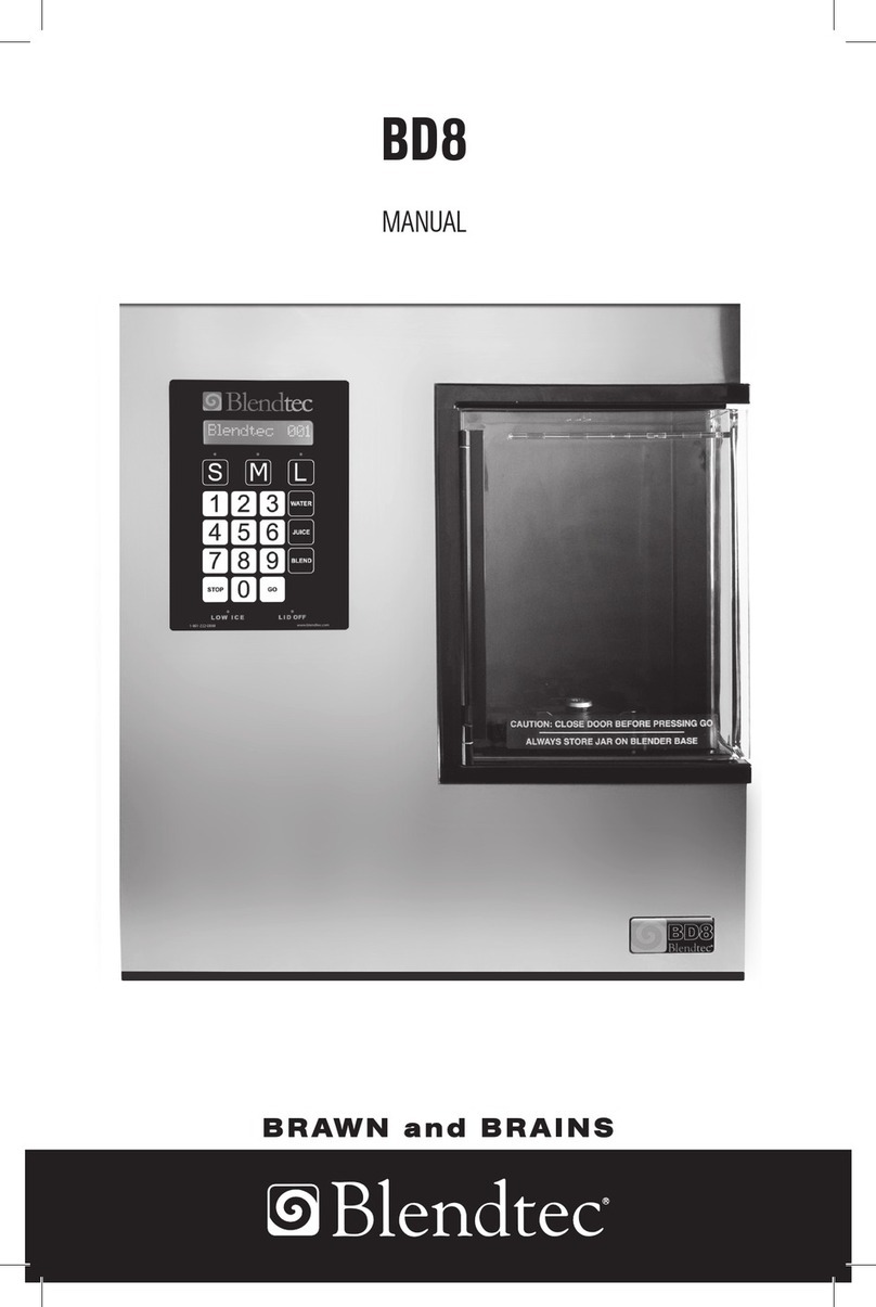Blendtec BD8 Manual de usuario