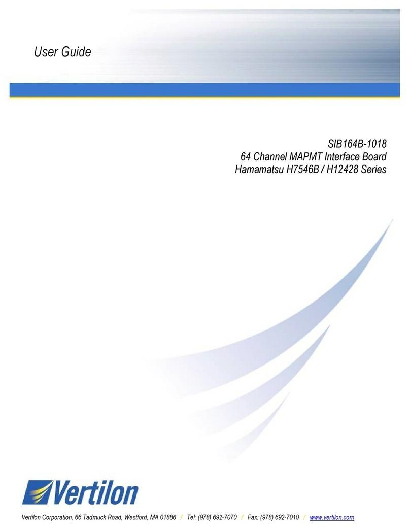 Vertilon SIB164B-1018 Manual de usuario
