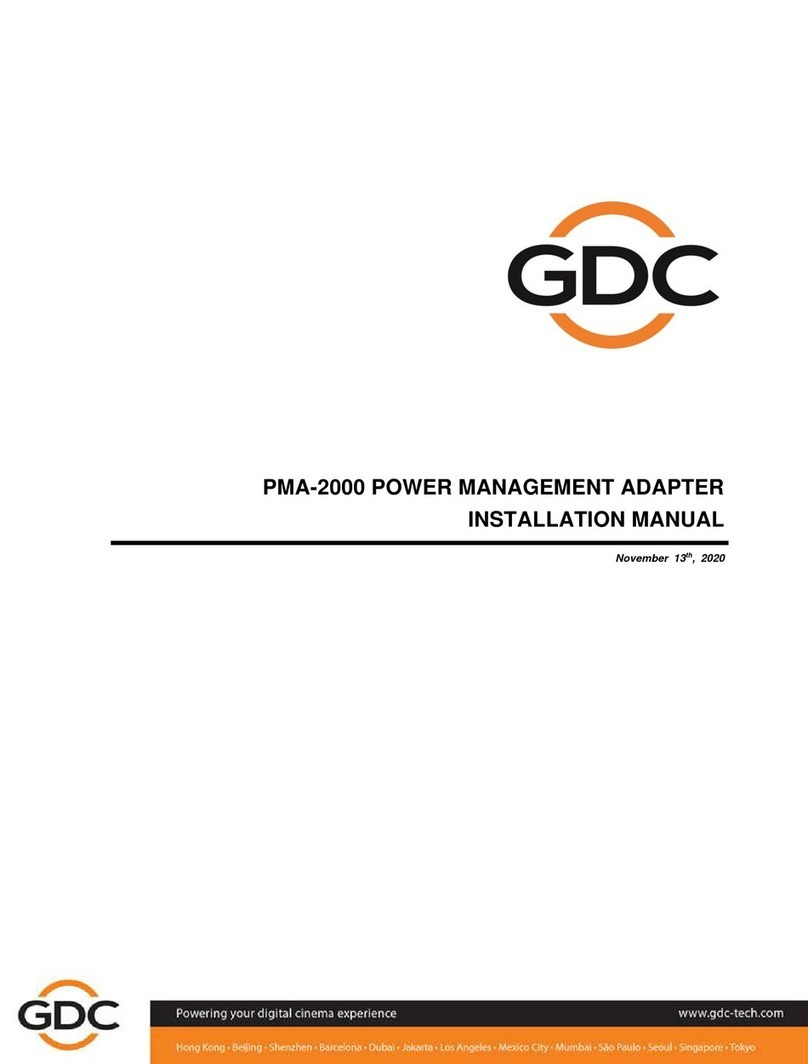 GDC PMA-2000 Manual de usuario GDC PMA-2000 Manual de usuario