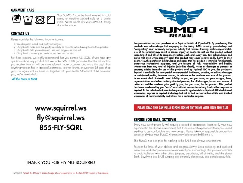 Squirrel SUMO 4 Manual de usuario Squirrel SUMO 4 Manual de usuario
