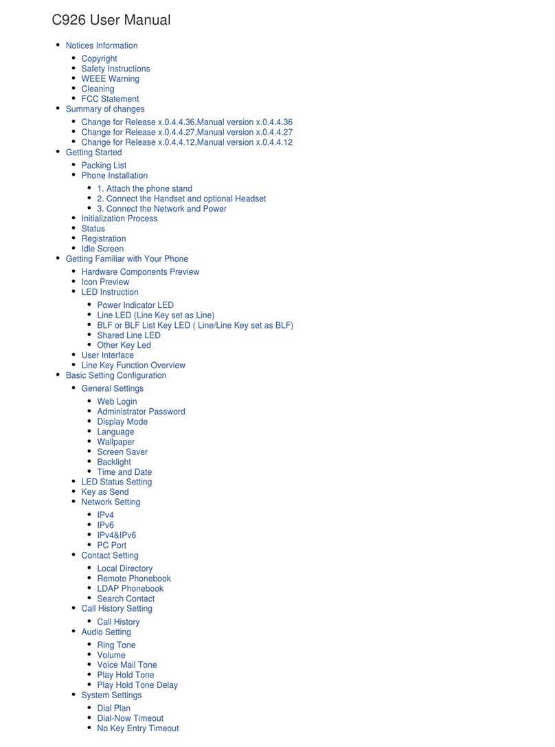 Cisco C926 Manual de usuario