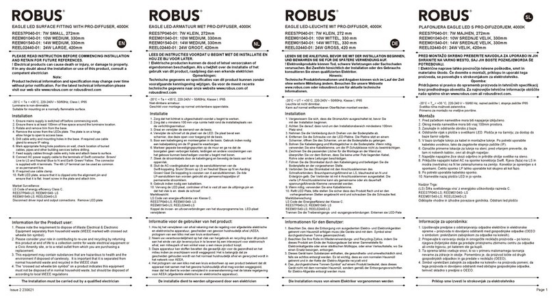 Robus REES7P040-01 Manual de usuario