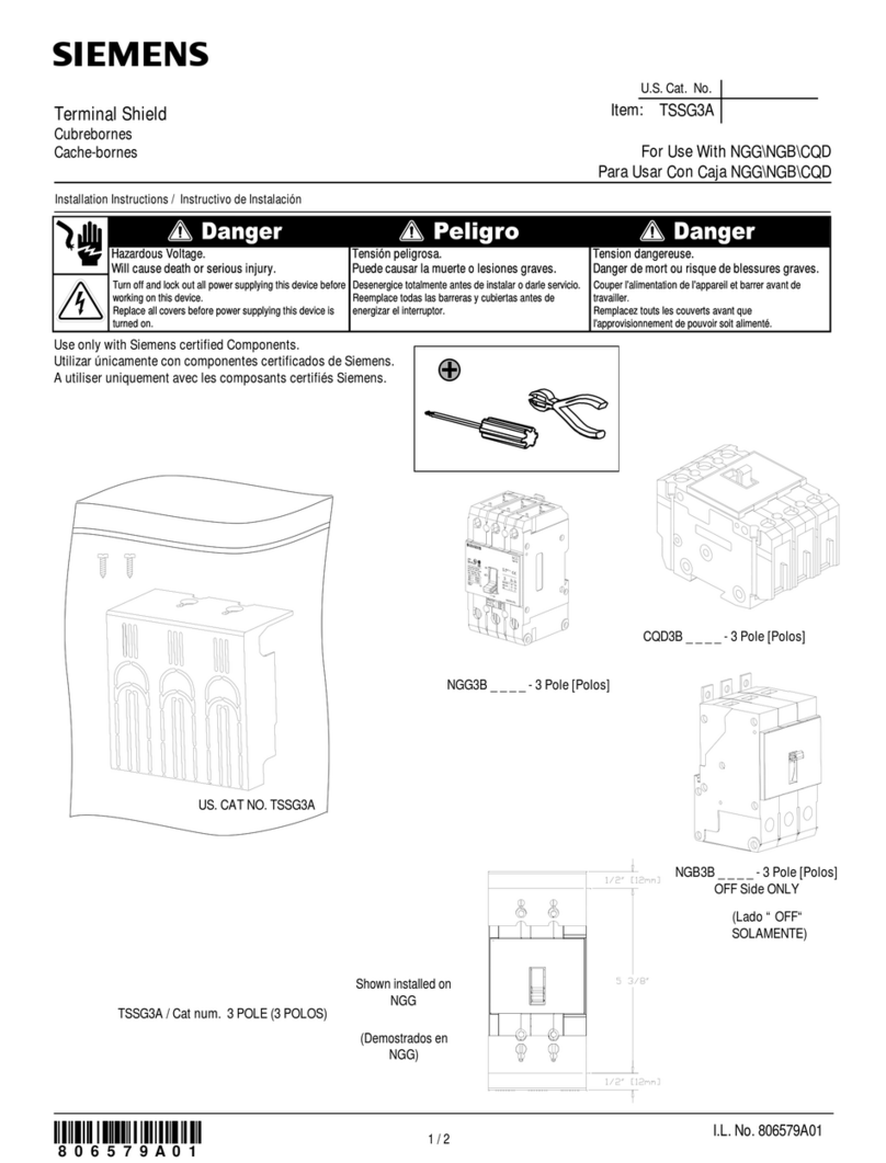 Siemens TSSG3A Manual de usuario