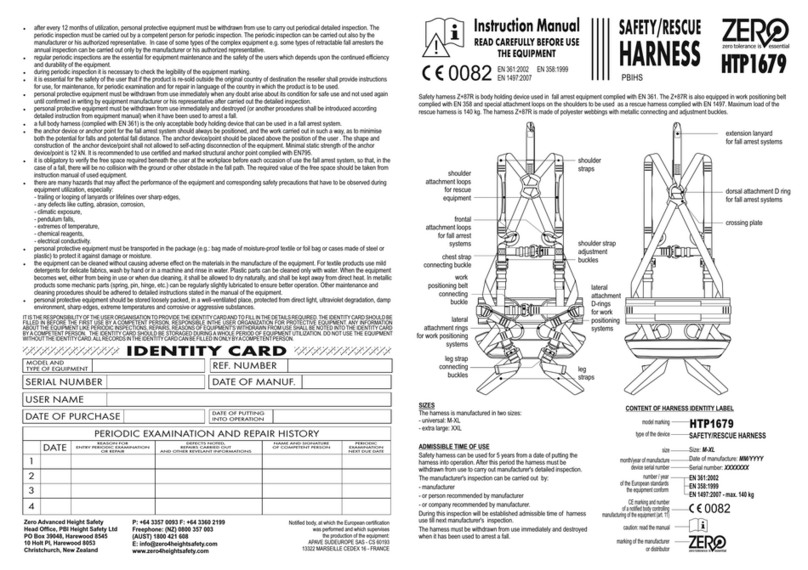 Zero HTP1679 Manual de usuario