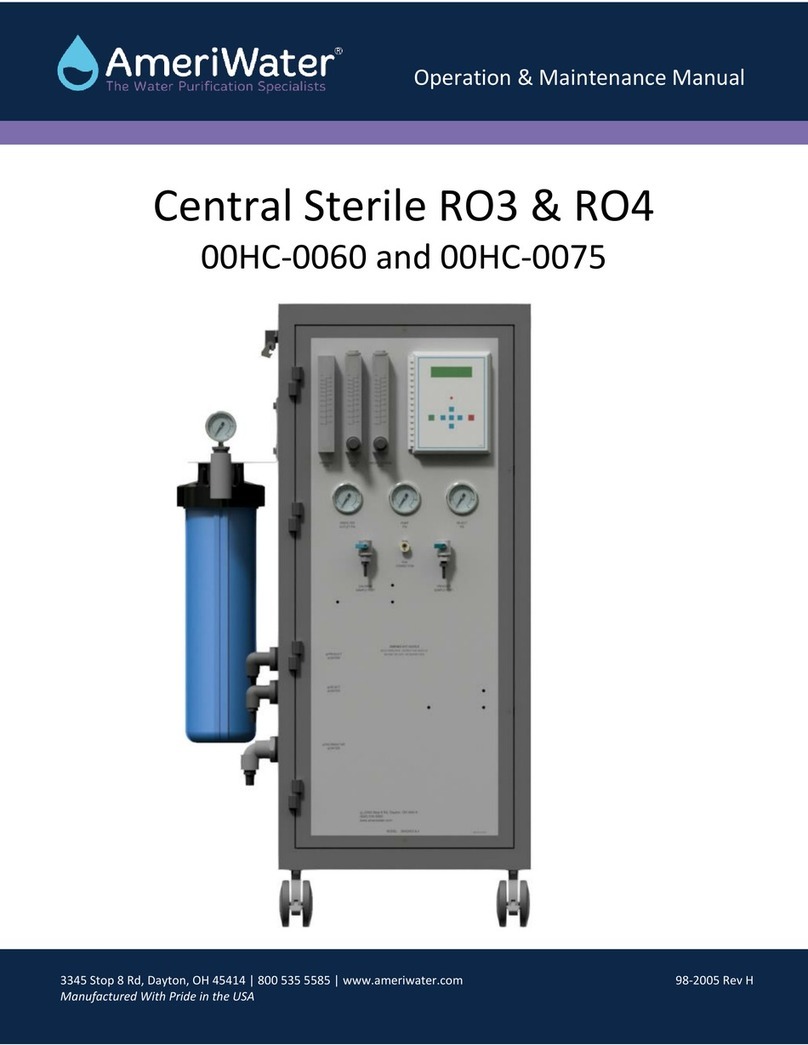 AmeriWater Central Sterile RO3 Manual