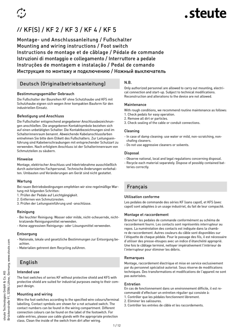 steute KF Manual de programación