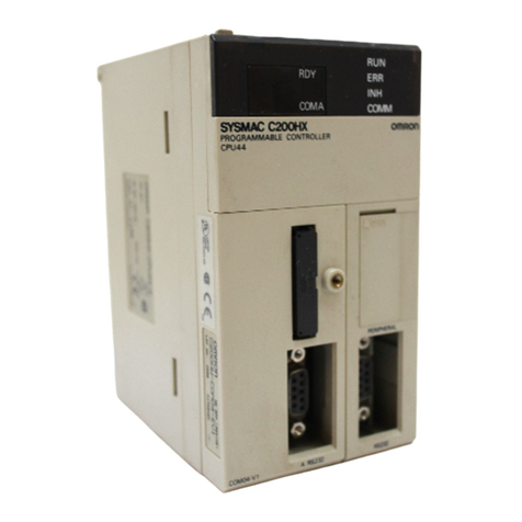Omron C200HX-CPU-E Series Manual de usuario