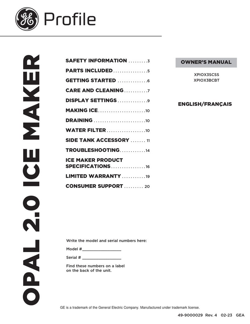 GE Profile XPIOX3SCSS Manual de usuario