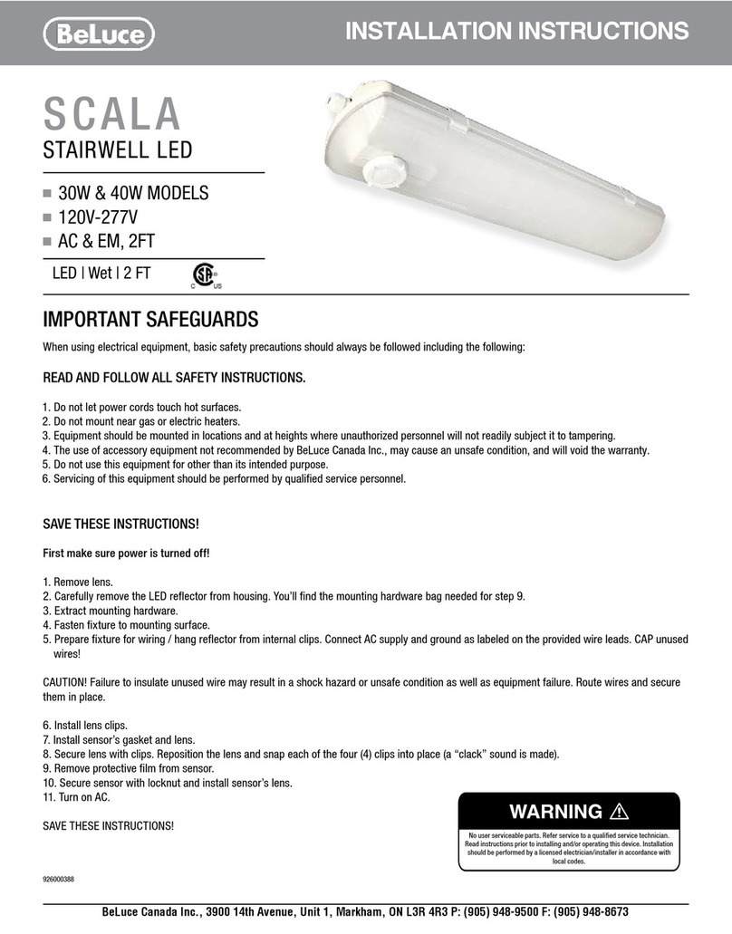 BeLuce SCALA Manual de usuario BeLuce SCALA Manual de usuario