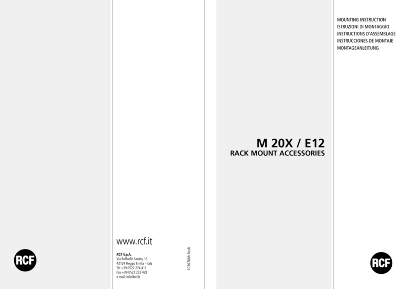 RCF M 20X / E12 Guía del usuario