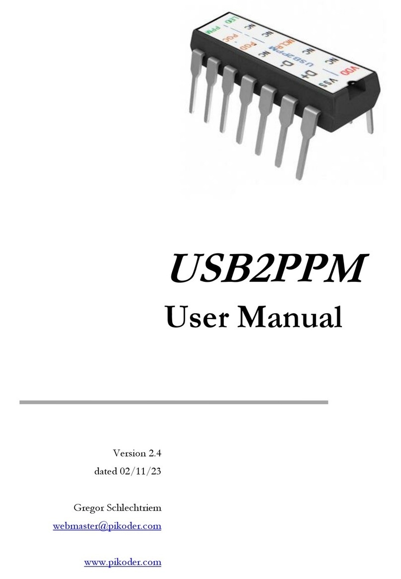 PIKODER USB2PPM Manual de usuario