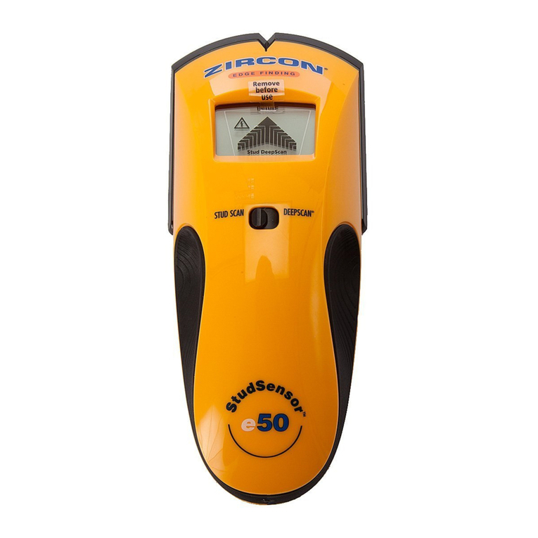 Zircon StudSensor e50 Manual de usuario