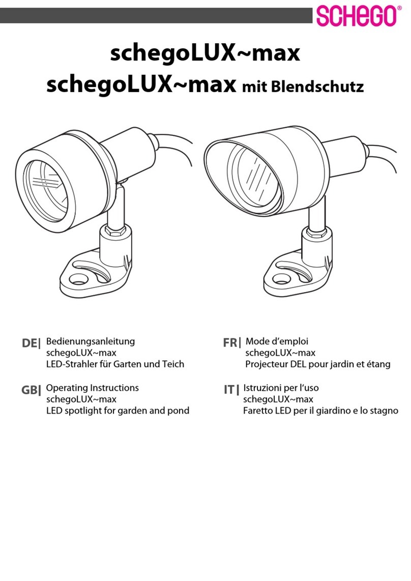 Schego schegoLUX-max Manual de usuario