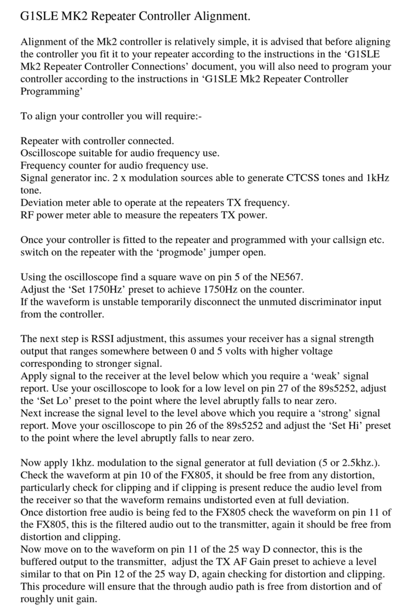 G1SLE MK2 Manual de usuario