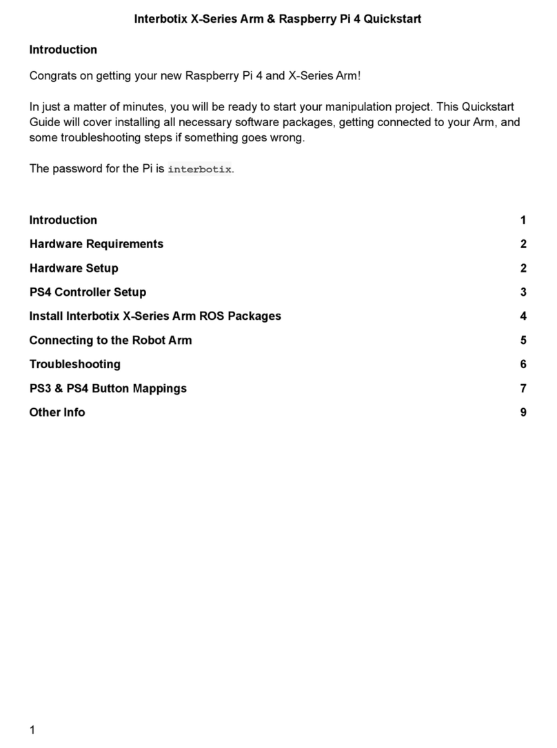 Interbotix X Series Manual de usuario