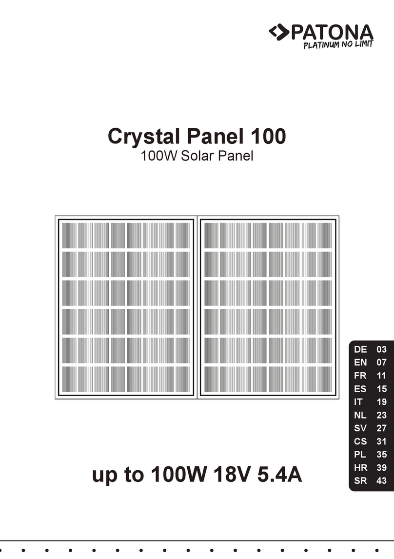 PATONA Crystal Panel 100 Manual de usuario