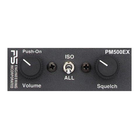 PS Engineering PM500EX Manual de usuario