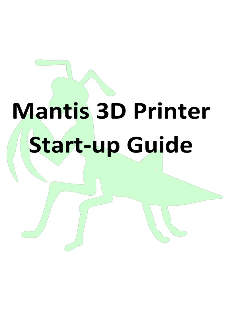 Mantis 3D Printer Guía del usuario