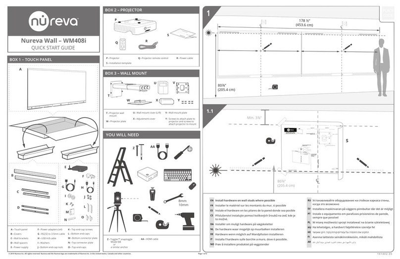Nureva WALL Manual de usuario