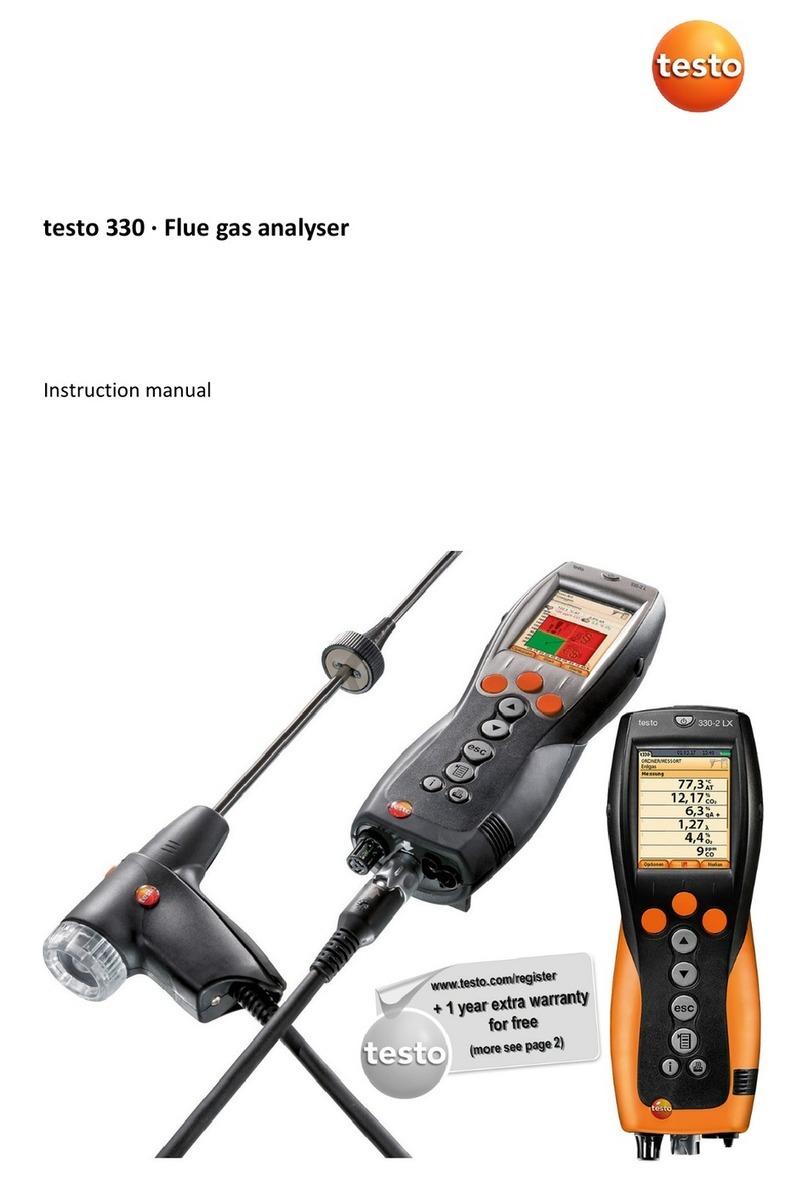 TESTO 330 Manual de usuario