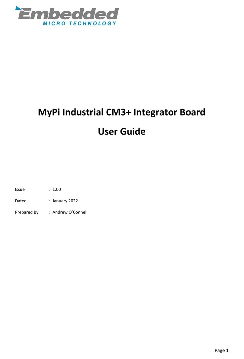 Embedded Micro Technology MyPi Manual de usuario
