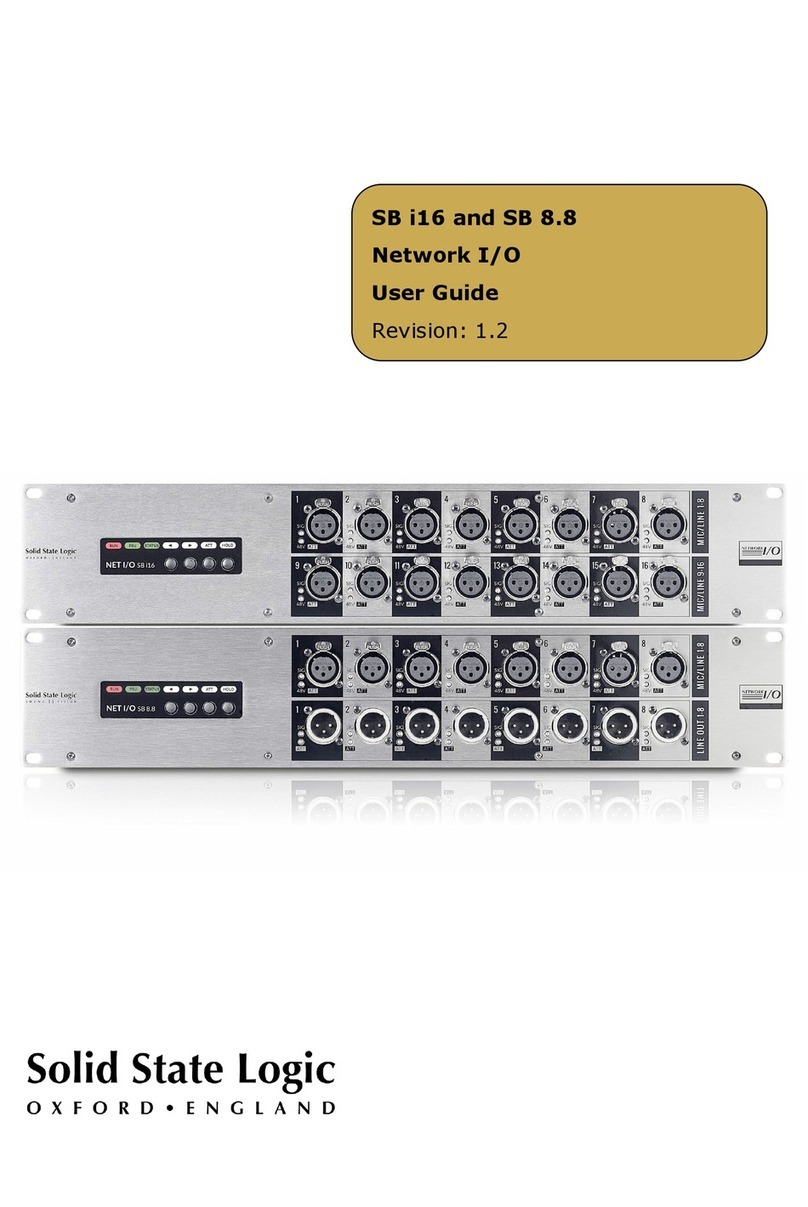Solid State Logic SB i16 Manual de usuario