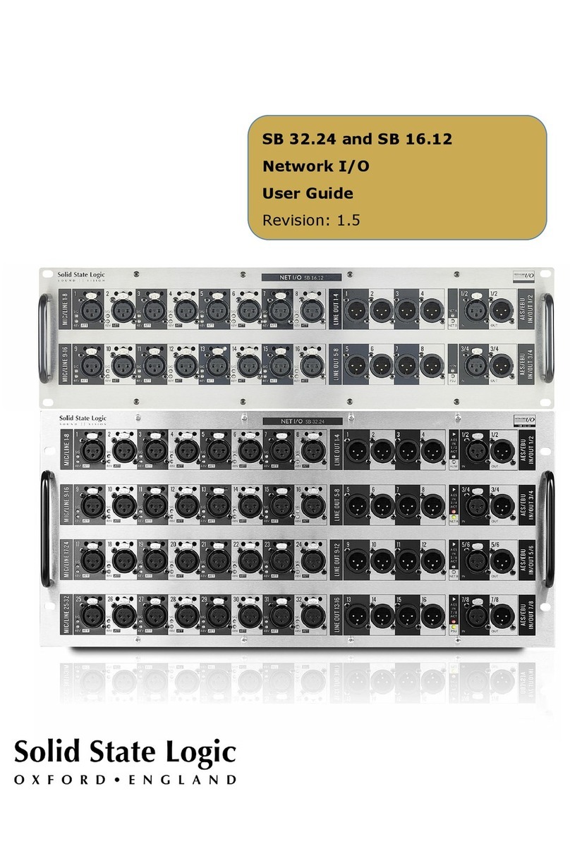 Solid State Logic SB 32.24 Manual de usuario