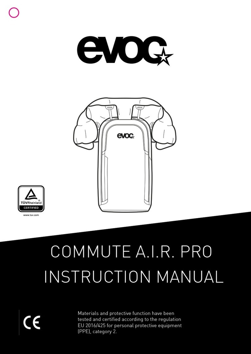 EVOC COMMUTE A.I.R. PRO Manual de usuario EVOC COMMUTE A.I.R. PRO Manual de usuario