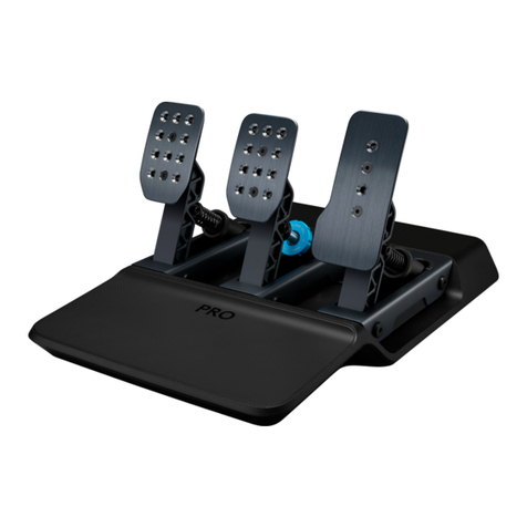 Logitech PRO RACING PEDALS Manual de usuario