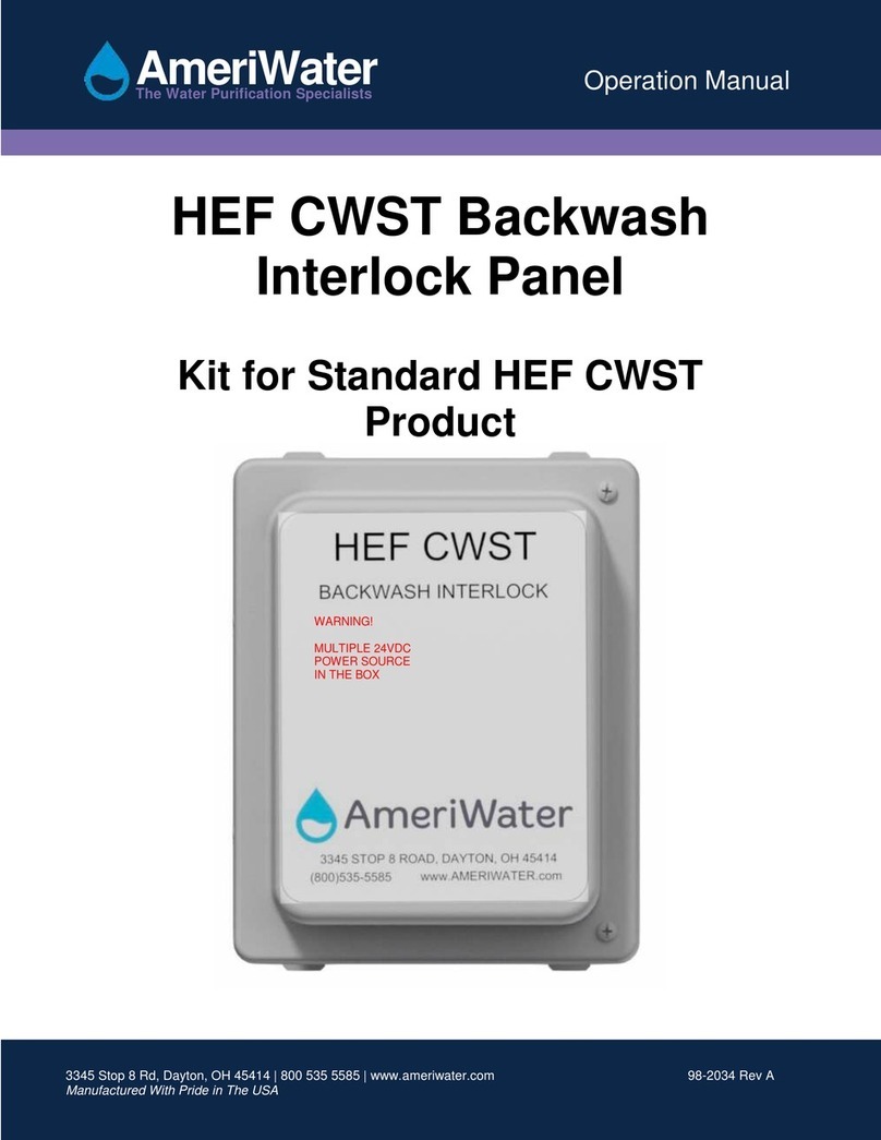 AmeriWater HEF CWST Manual de usuario