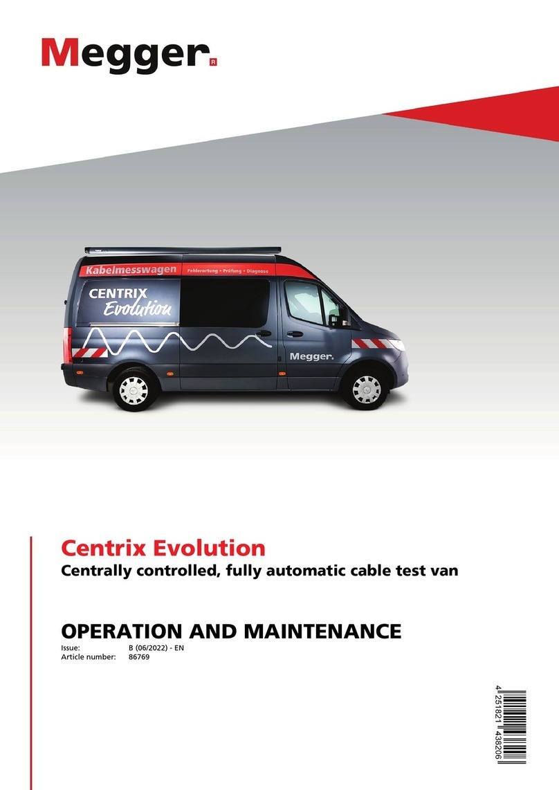 Megger Centrix Evolution Manual de usuario