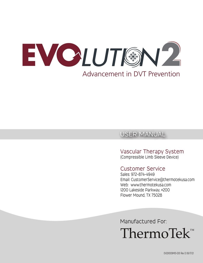 ThermoTek evolution 2 Manual de usuario