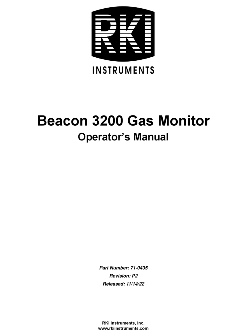 RKI Instruments Beacon 3200 Manual de usuario
