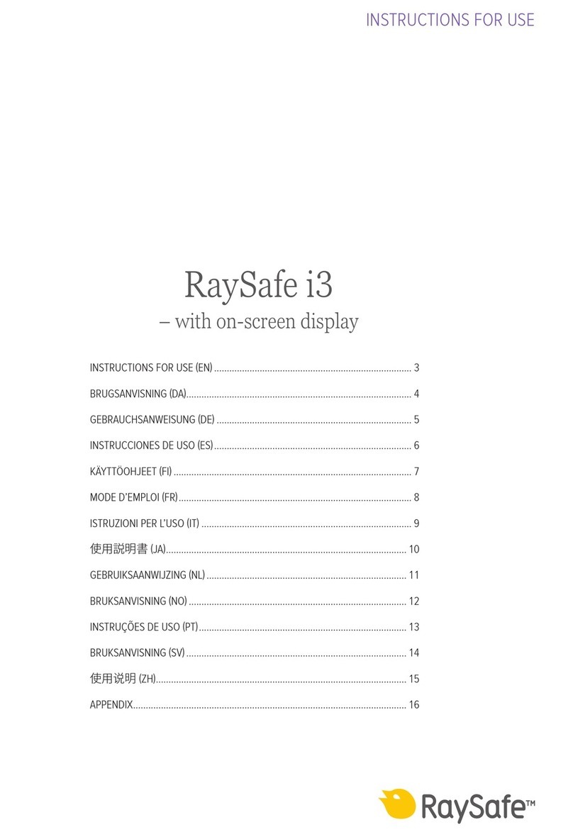 RaySafe i3 Manual de usuario