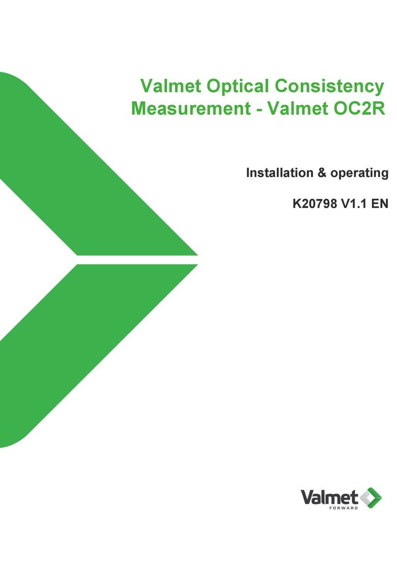 Valmet OC2R Instrucciones de instalación