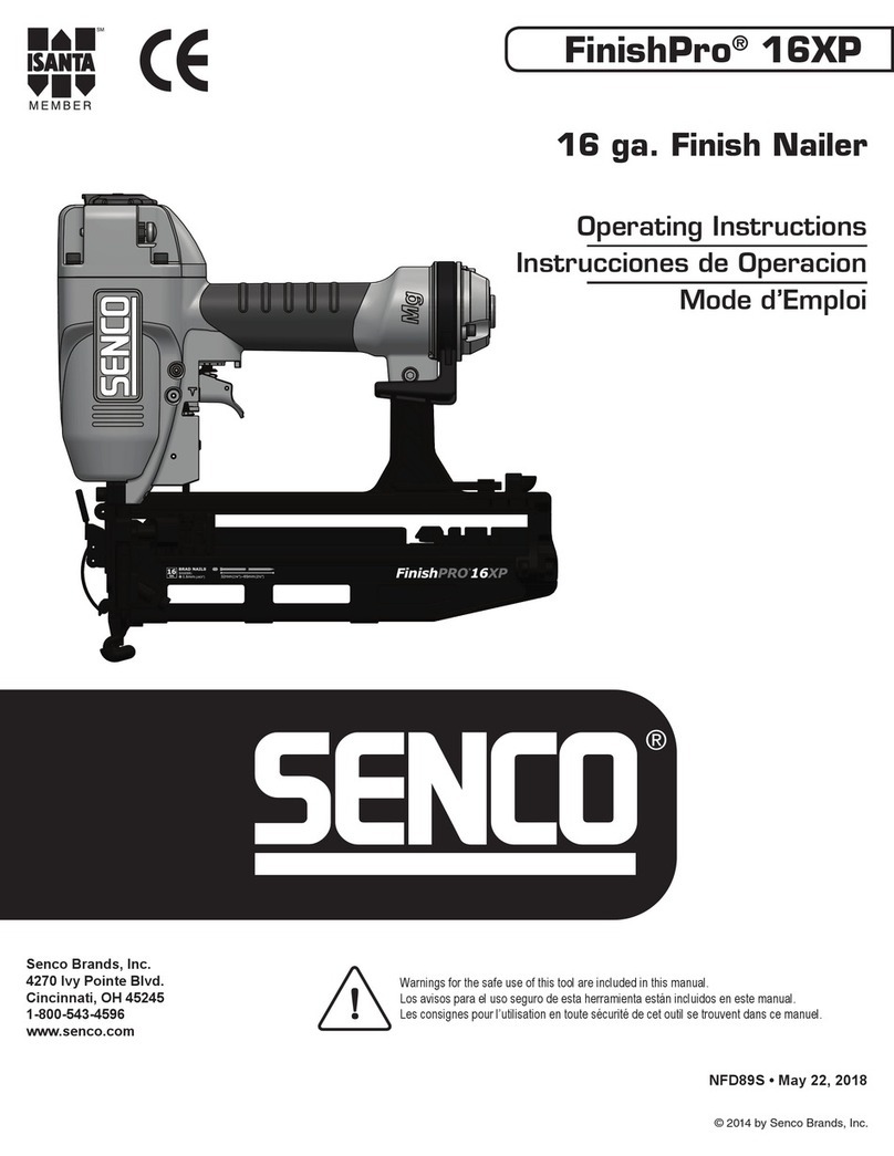 Senco FinishPro 16XP Manual de usuario