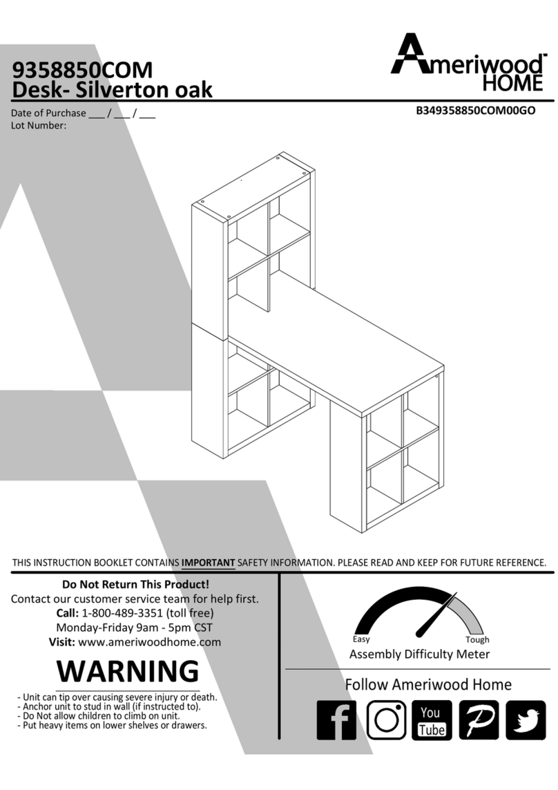 Ameriwood HOME 9358850COM Manual de usuario