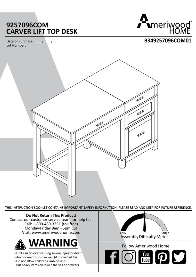 Ameriwood HOME 9257096COM Manual de usuario