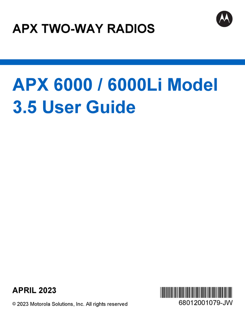 Motorola APX 6000 Manual de usuario
