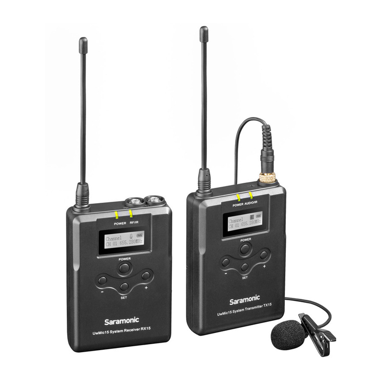 Saramonic UwMic15 Manual de usuario