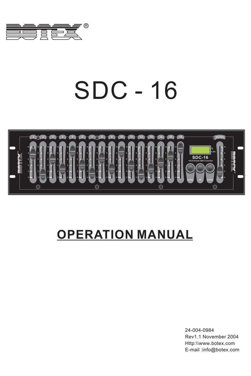 Botex SDC-16 Manual de usuario