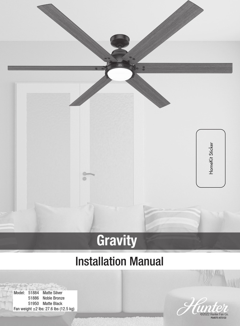 Hunter Gravity Manual de usuario